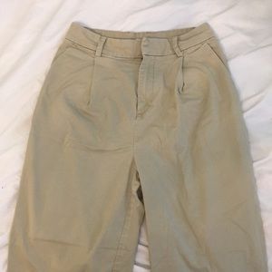 high waisted khaki pants